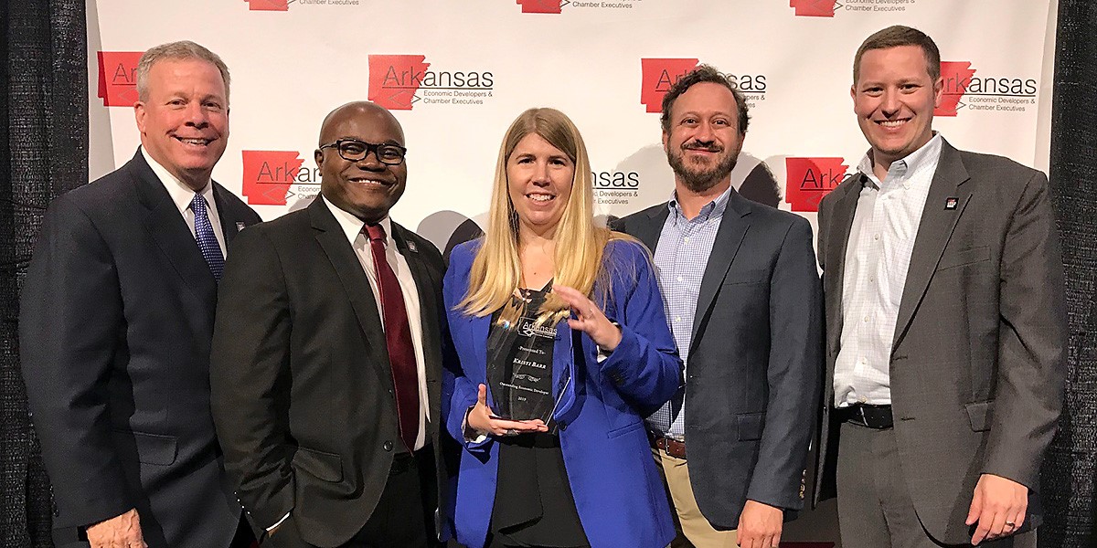 Little Rock Regional Chamber’s Kristi Barr Named 2019 Outstanding Economic Developer