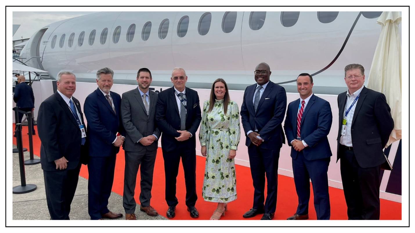 After Meeting at Paris Air Show, Dassault Falcon Jet Plans Significant Expansion in Little Rock, Creating 800 New Jobs